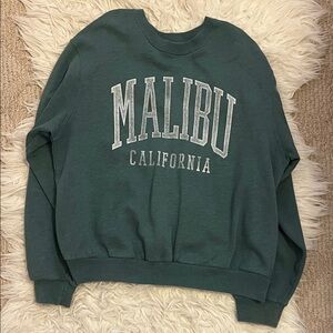 Hollister Green Malibu Sweatshirt